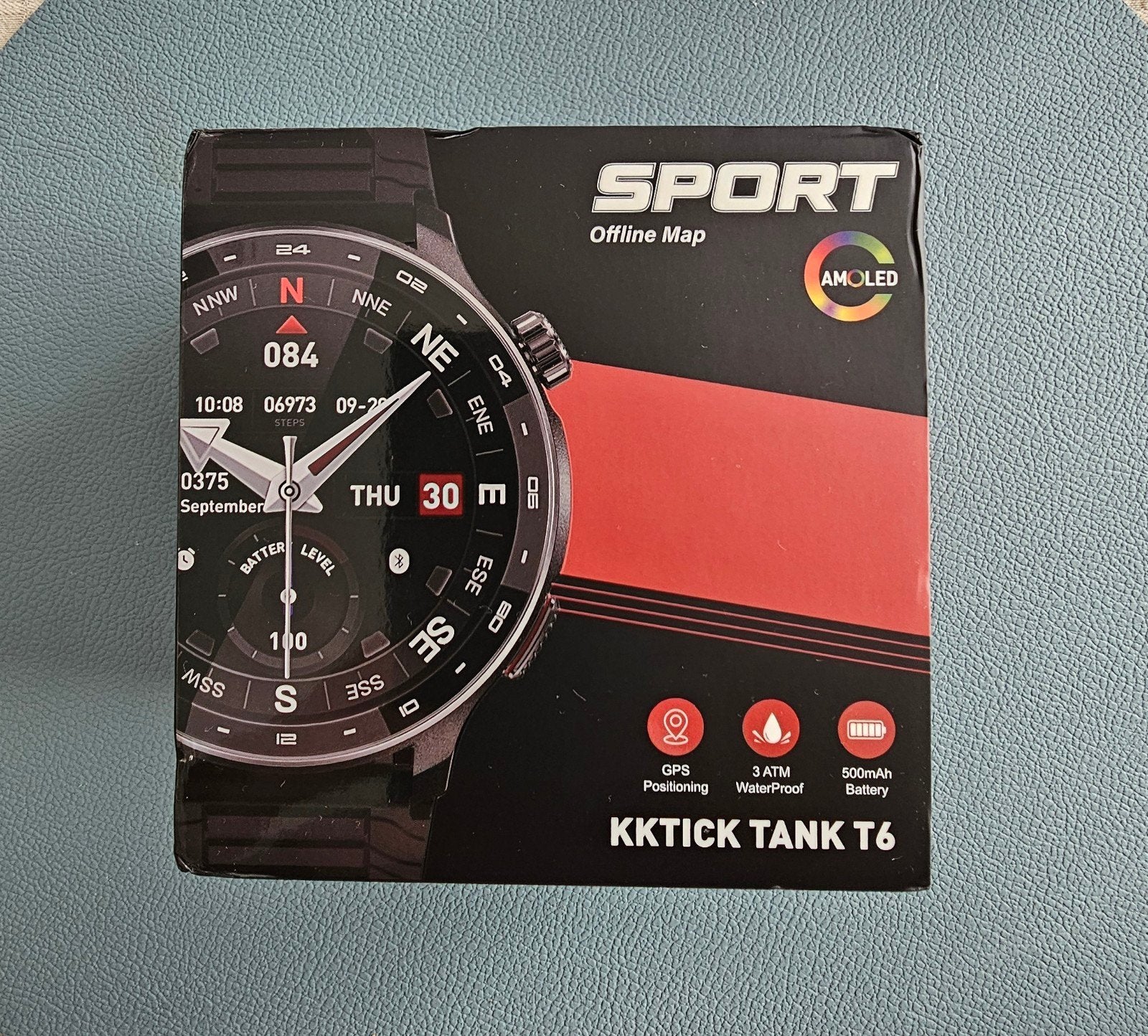 KKtick tank T6 smartwatch, Ophalen, Nieuw, KKtick, Waterdicht