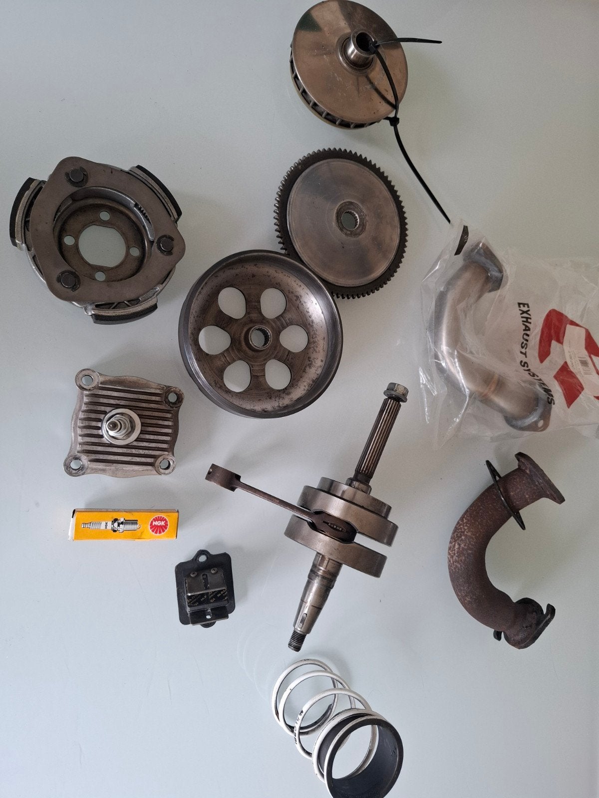 Gilera runner 180 cc onderdelen lees goed !!, Fietsen en Brommers, Brommeronderdelen | Scooters, Blok, Ophalen
