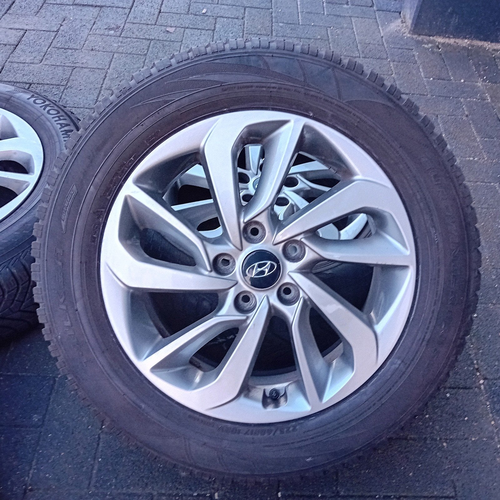 Winterbanden velgen Hyundai Tucson TPMS 17inch 5X114 5mm ❄️, Auto-onderdelen, Ophalen, Gebruikt, Hyundai