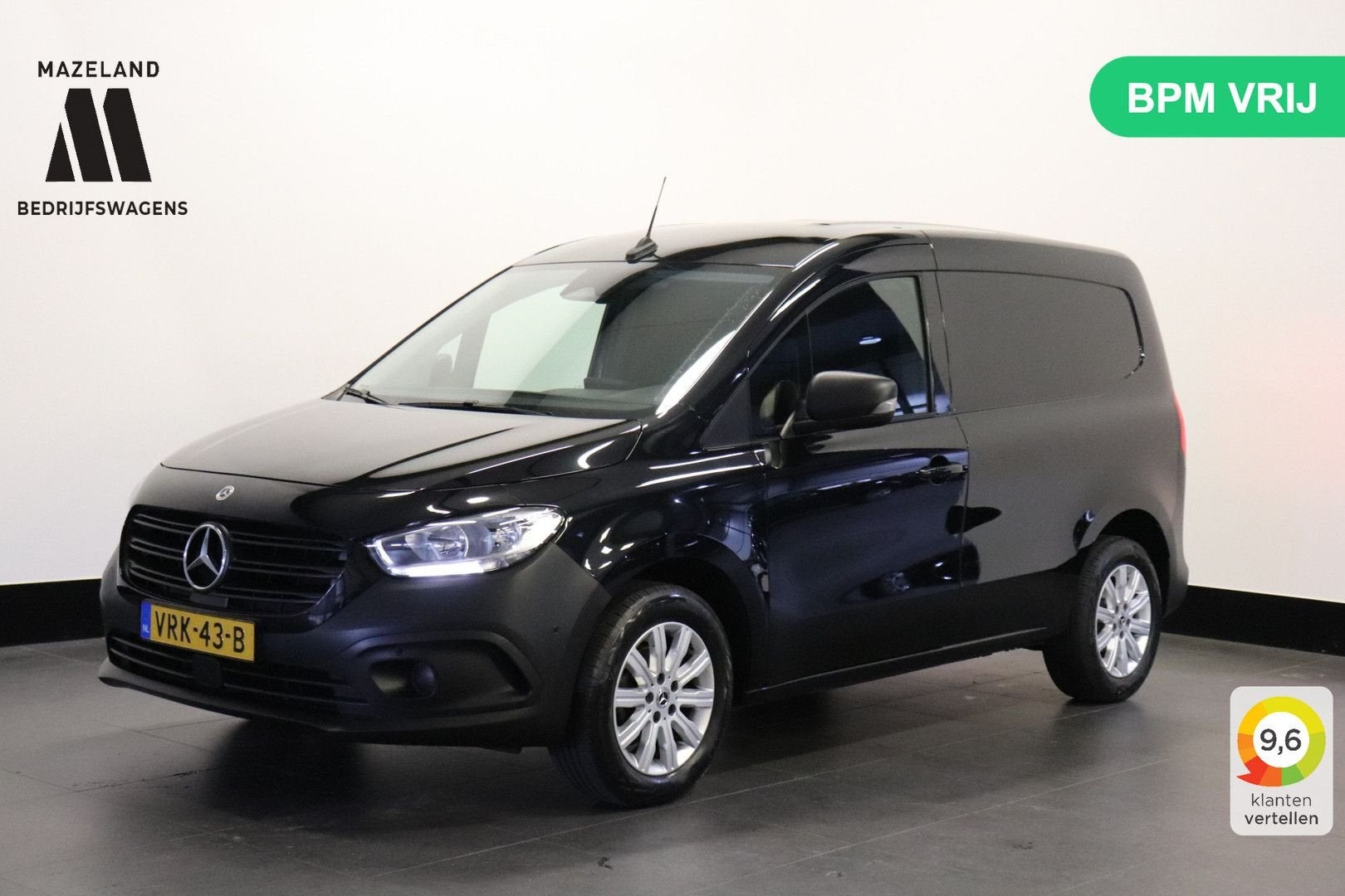 Mercedes-Benz Citan 110 CDI EURO 6 - Airco - Navi - Cruise -, Auto's, Zwart, Mercedes-Benz, Bedrijf, Te koop