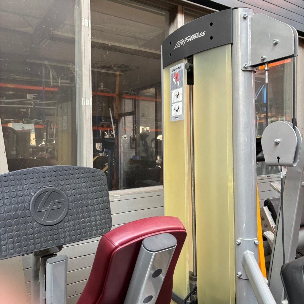 Life Fitness - Leg Press, Ophalen of Verzenden, Gebruikt, Benen, Overige typen
