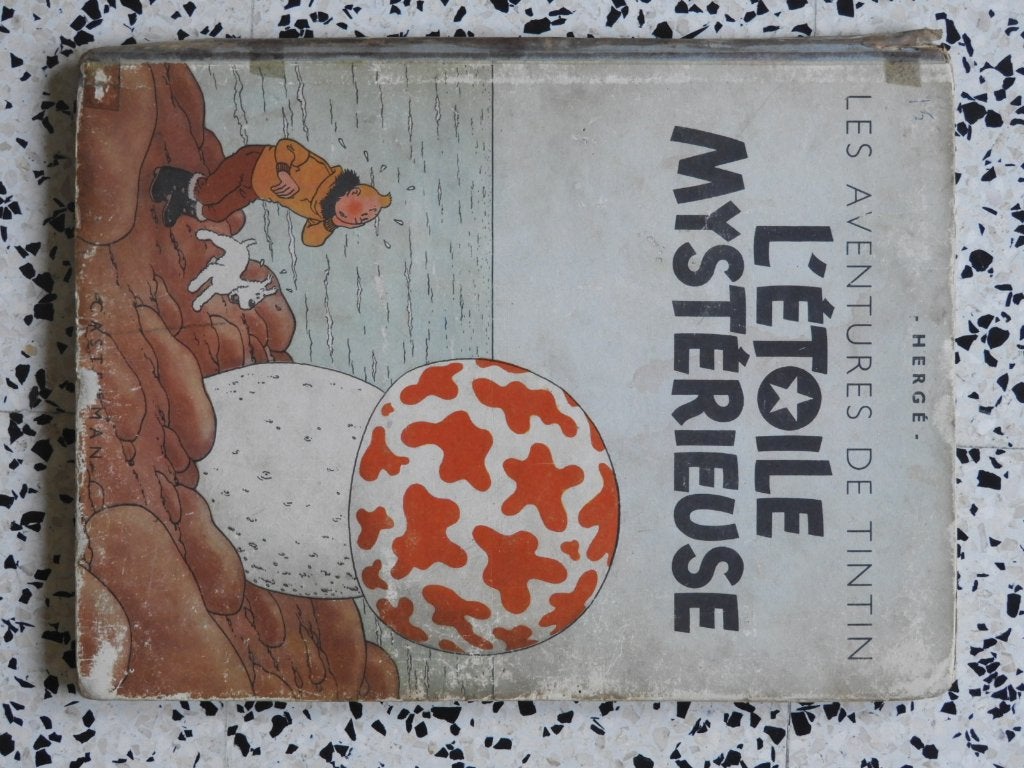 Tintin - L'étoile Mystérieuse, Enlèvement ou Envoi, Utilisé, Hergé.