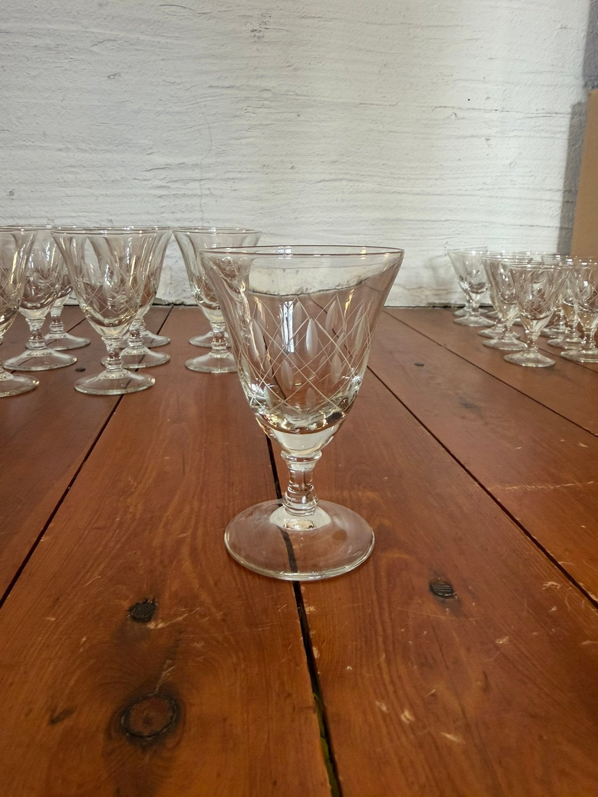 Prachtige set van 11 vintage wijnglazen / portglazen (12 cm), Enlèvement ou Envoi
