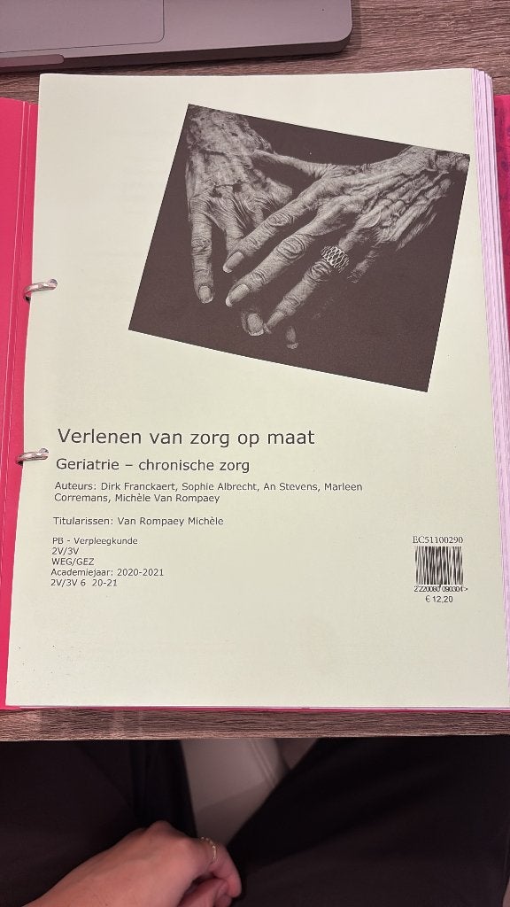 Verlenen van zorg op maat geriatrie chronische zorg, Boeken, Ophalen of Verzenden, Zo goed als nieuw, Diverse auteurs, Overige wetenschappen