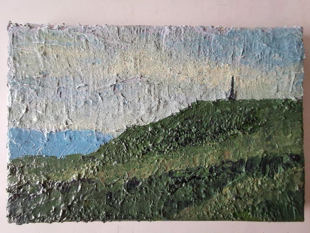 Cap Blanc-Nez, Antiquités & Art, Art | Peinture | Moderne, Enlèvement, Signé, Peinture acrylique, Paysage