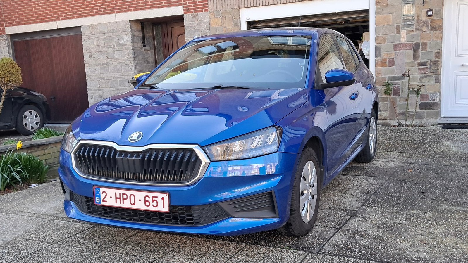 Skoda Fabia, Voorwielaandrijving, Stof, Blauw, Bedrijf