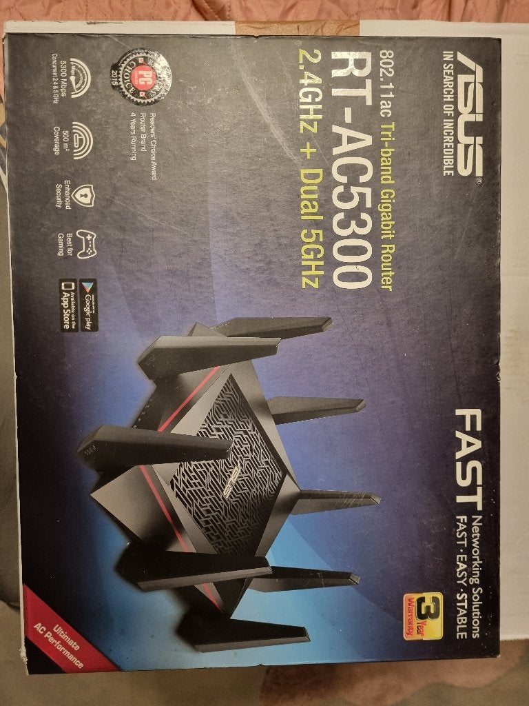 asus rt-ac5300 router, Computers en Software, Ophalen of Verzenden, Gebruikt, Router, ASUS