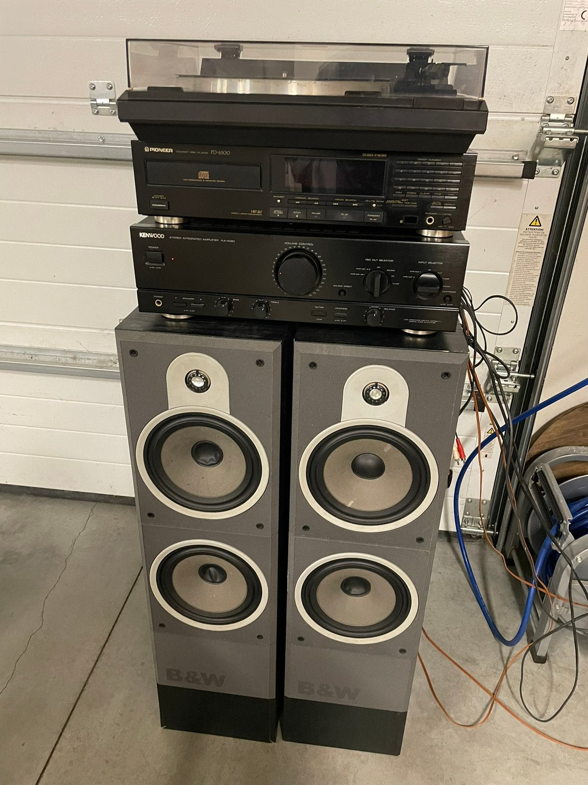 Hifi installatie (enkel volledig te koop), TV, Hi-fi & Vidéo, Chaîne Hi-fi, Utilisé, Pioneer, Enlèvement