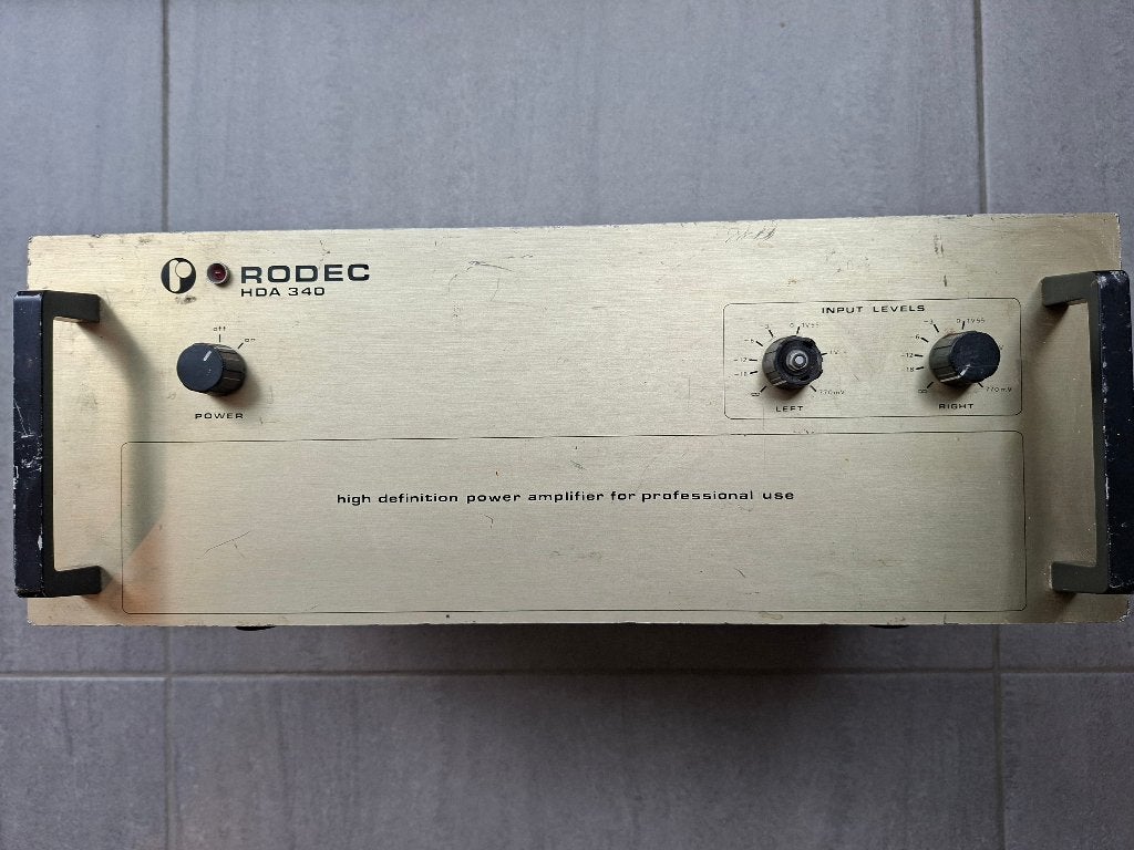 versterker Rodec HDA340, Audio, Tv en Foto, Versterkers en Ontvangers, Ophalen, Gebruikt, Stereo