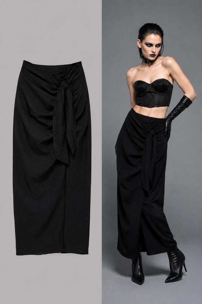 Zara midi black skirt, Kleding | Dames, Rokken, Maat 38/40 (M), Ophalen of Verzenden, Zo goed als nieuw, Onder de knie