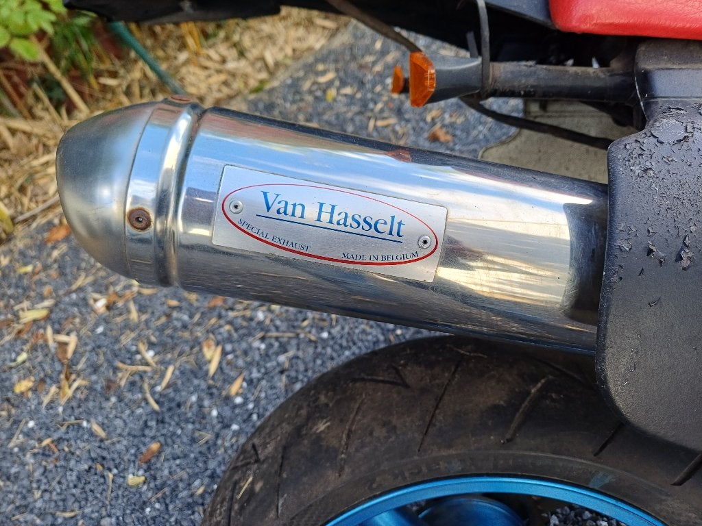 honda xr 600 uitlaatlijn in inox, Ophalen of Verzenden, Gebruikt