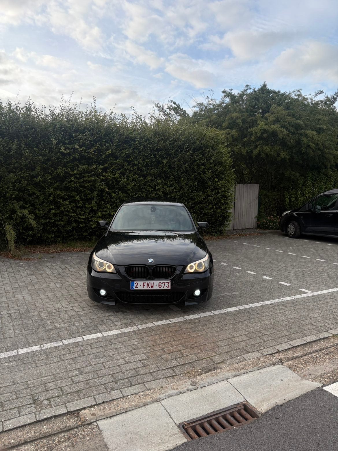 Bmw e60 523i facelift, Auto's, 4 deurs, Achterwielaandrijving, Zwart, Zwart