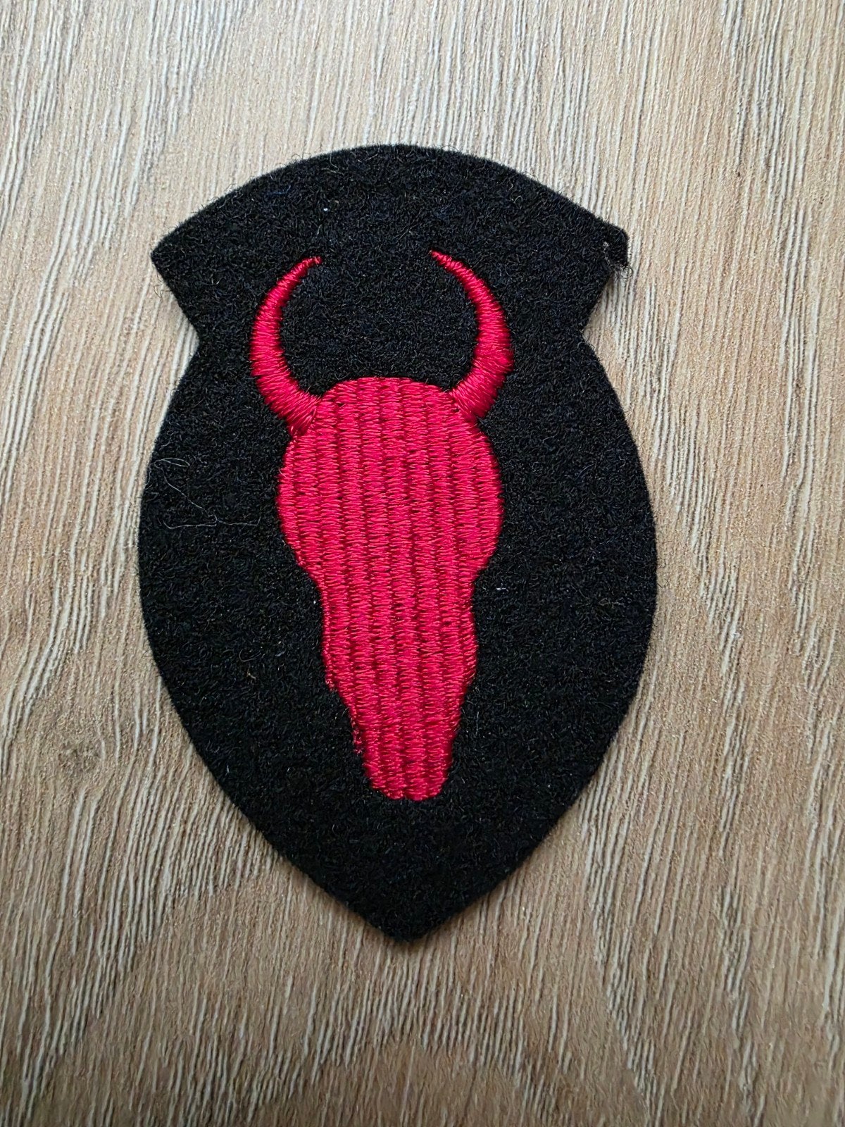US pre-WW2 34th Infantry division patch vroege wol variant, Ophalen of Verzenden