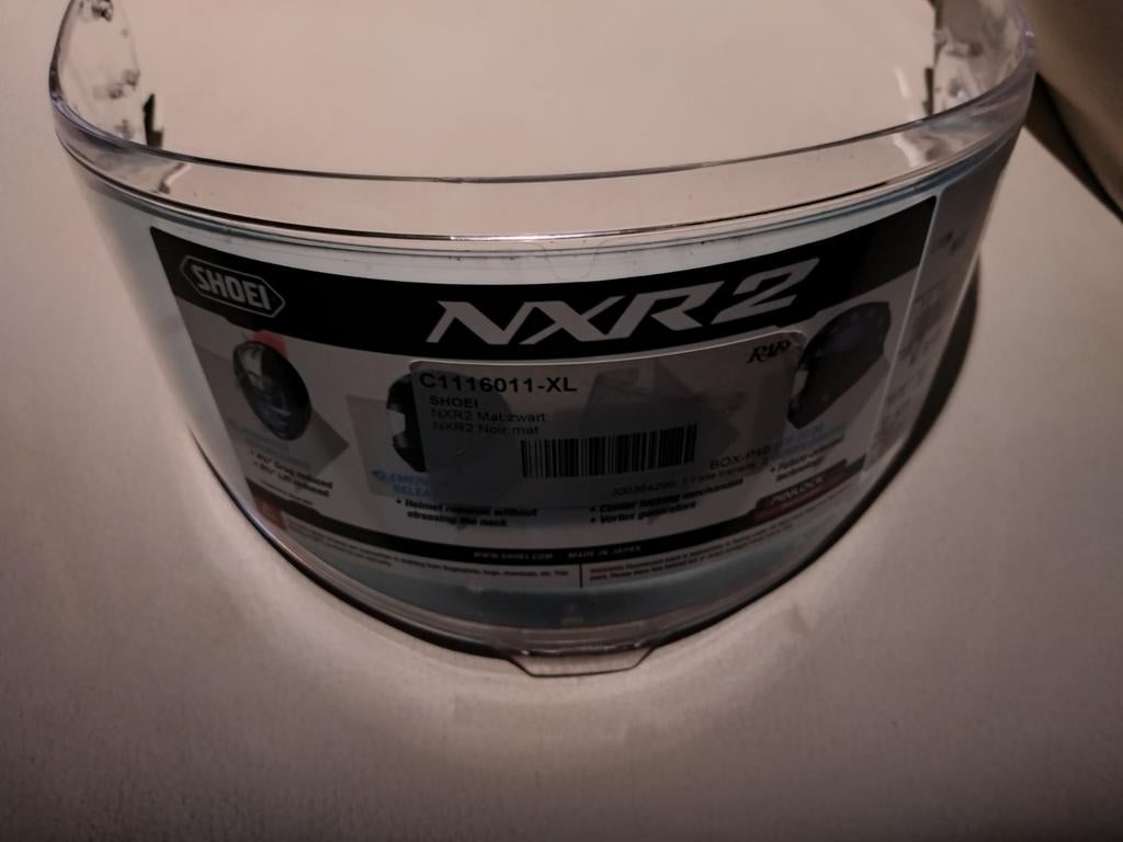 Shoei Helm vizier helder, Motoren, Ophalen, Shoei