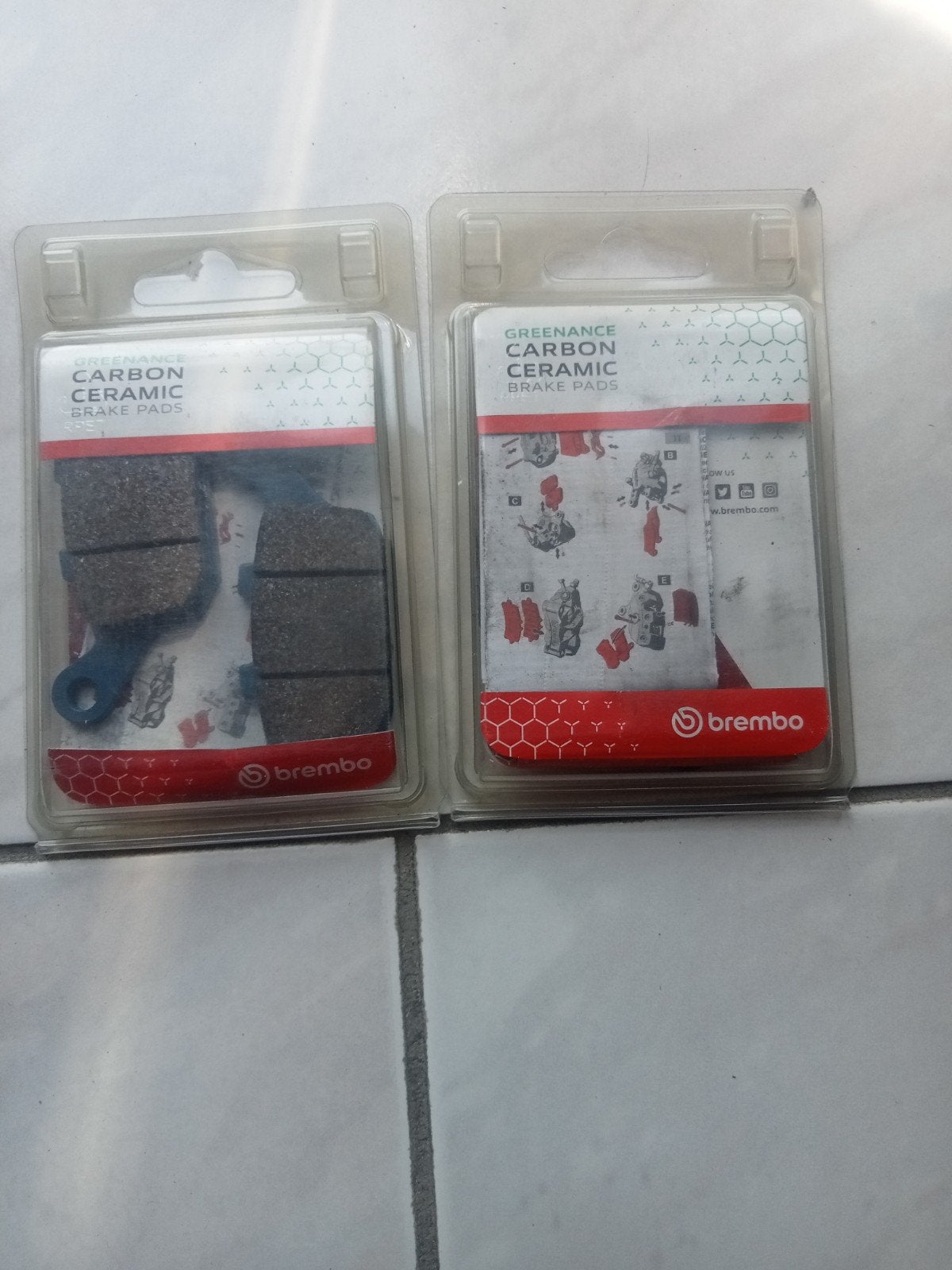 3 jeux de plaquettes de freins brembo pour transalp 650, Enlèvement, Neuf