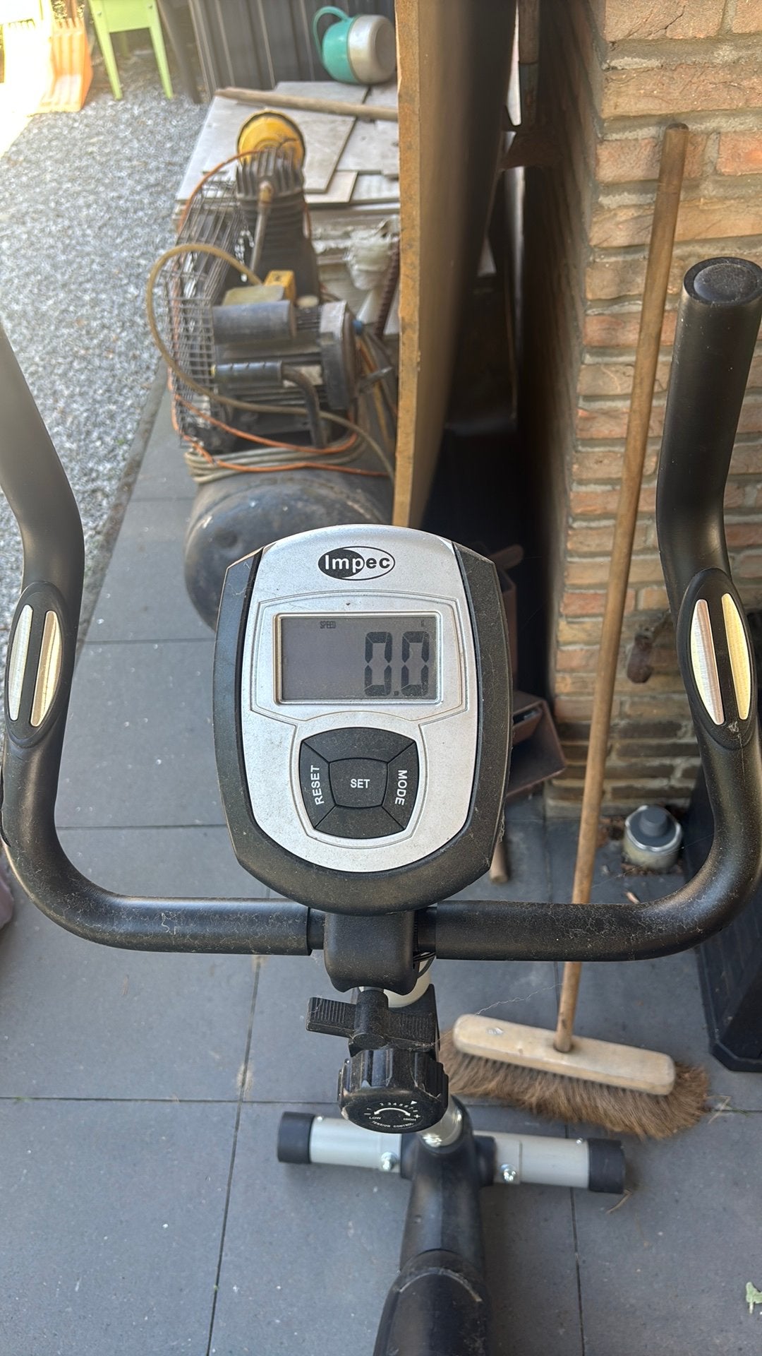 Stoelfiets, Sports & Fitness, Appareils de fitness, Comme neuf, Vélo de bureau, Jambes, Abdominaux, Métal, Enlèvement