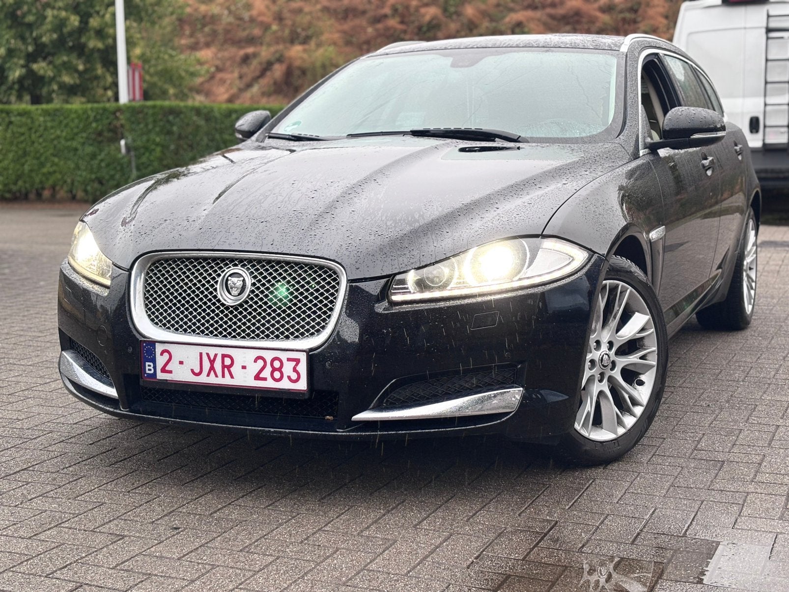 Jaguar XF 2.2 Diesel–Zeer goed onderhouden–Leder–Navi–Camera, Auto's, Jaguar, Automaat, Euro 5, Beige, Zwart