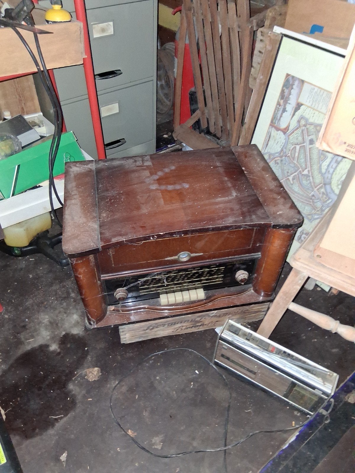 oude radio's, Ophalen