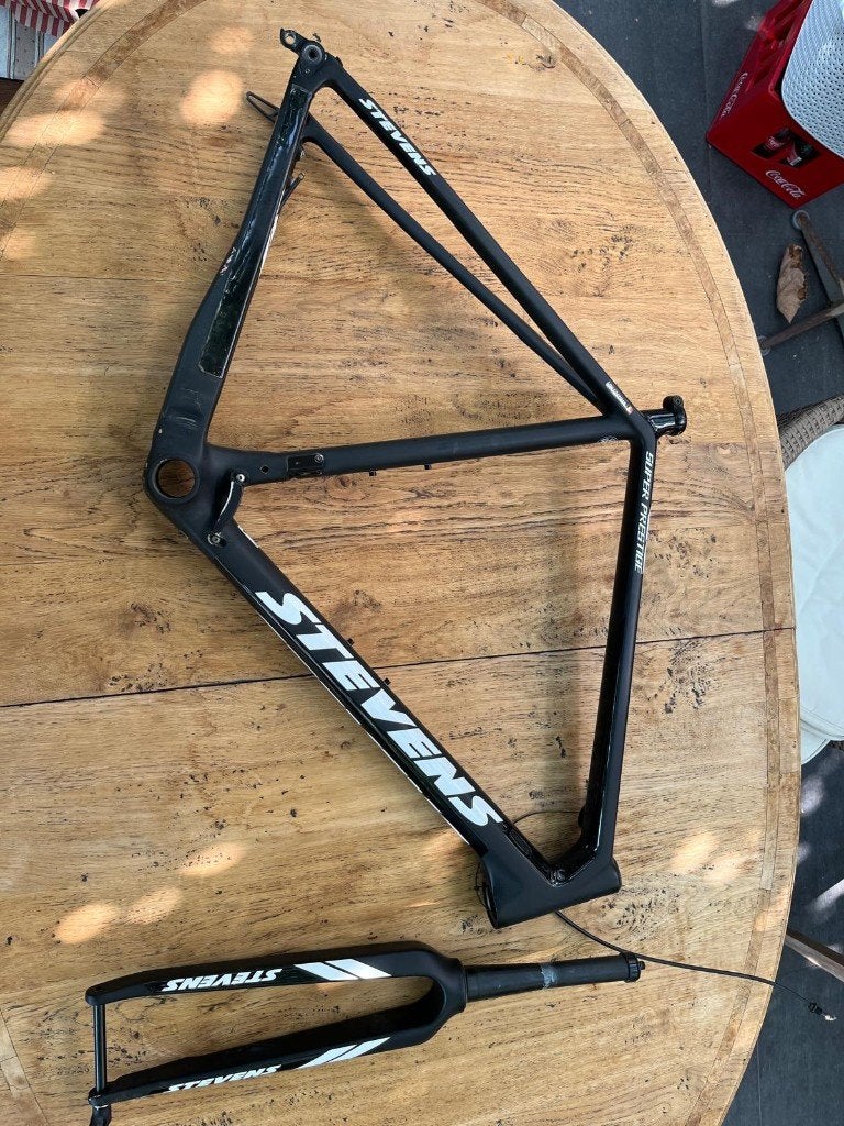 Stevens CX carbon kader 58, Vélos & Vélomoteurs, Vélos Pièces, Stevens, Utilisé, Carbone, Enlèvement