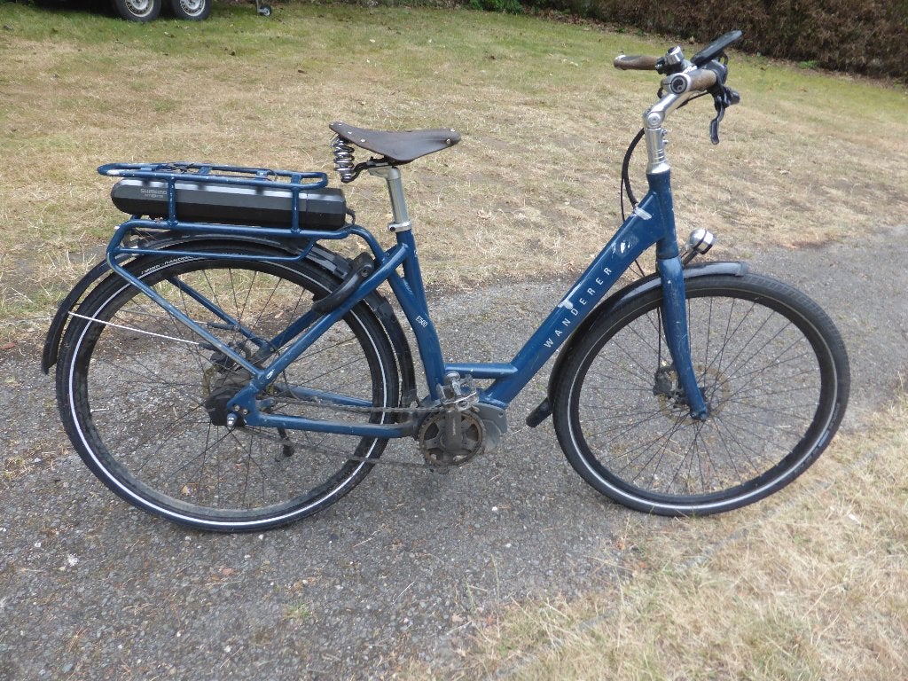 elektrische damesfiets wanderer zonder lader en slechte accu, Ophalen, Gebruikt