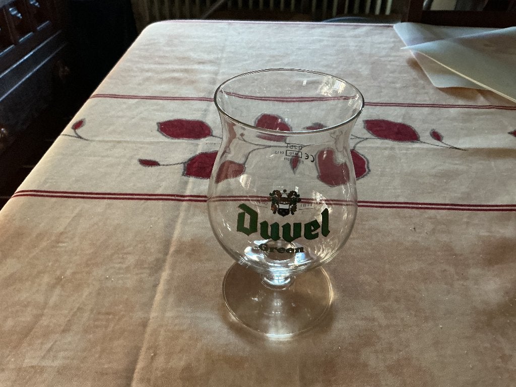 Duvel glas 25cl green, Ophalen of Verzenden