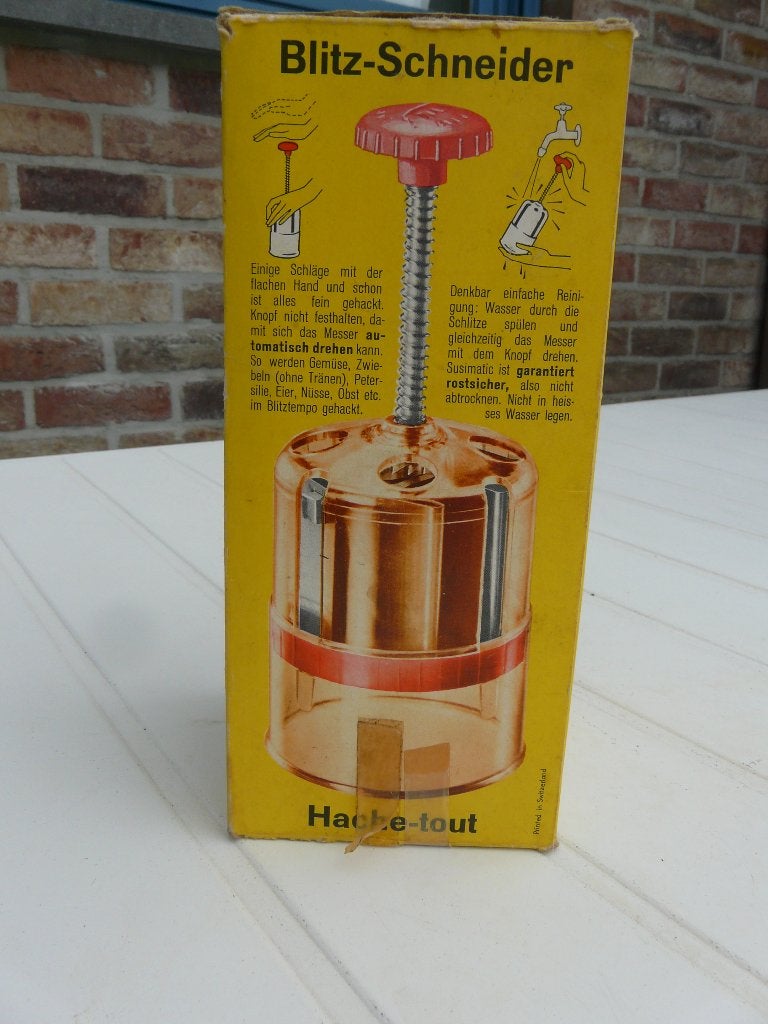 Vintage kleine (groenten)hakker "Servite" Susi matic 85, Ophalen, Overige typen, Gebruikt, Kunststof