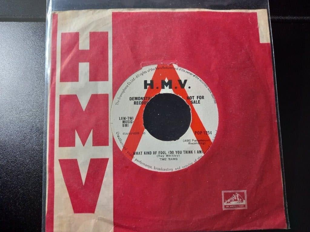 The Tams ‎– What Kind Of Fool (Do You Think I Am) '7 Popcorn, Housse de protection extérieure, 7 inch, Comme neuf, Autres types