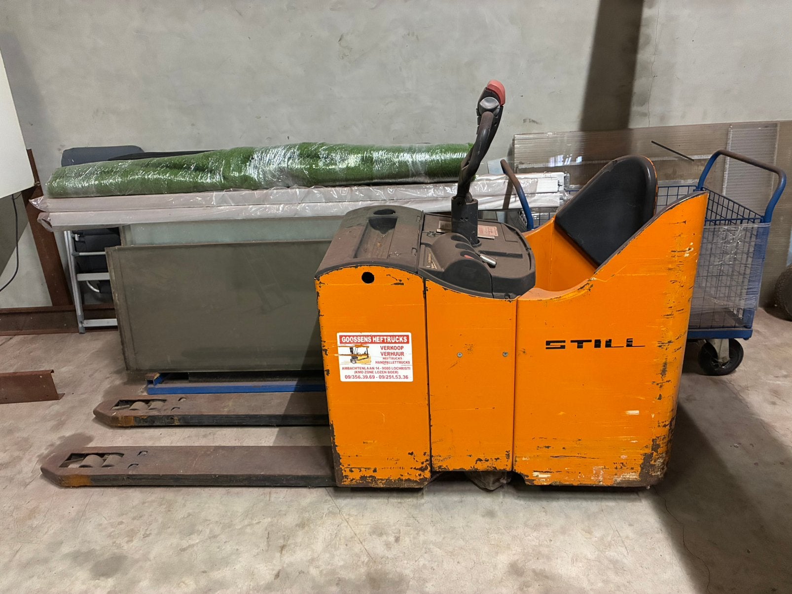 Elektrische palletwagen, Enlèvement, Utilisé
