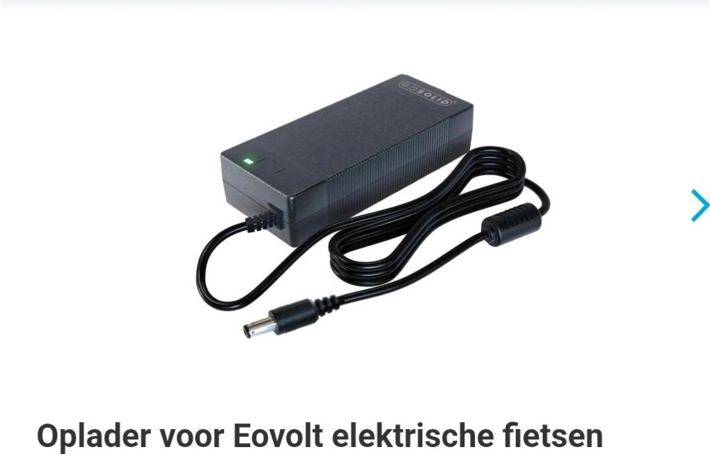 Evolt oplader Electrische plooifiets, Fietsen en Brommers, Verzenden, Zo goed als nieuw, Overige merken