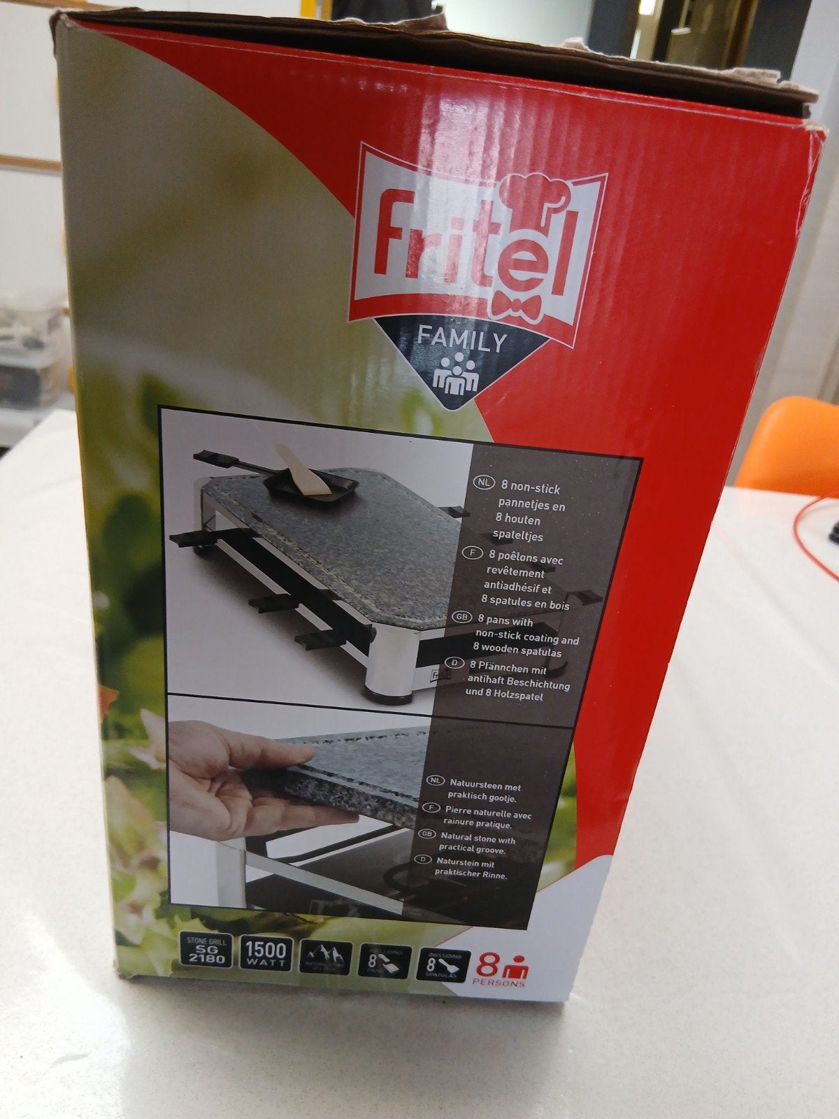 Raclette /PIERRADE Fritel 8 personnes, Enlèvement