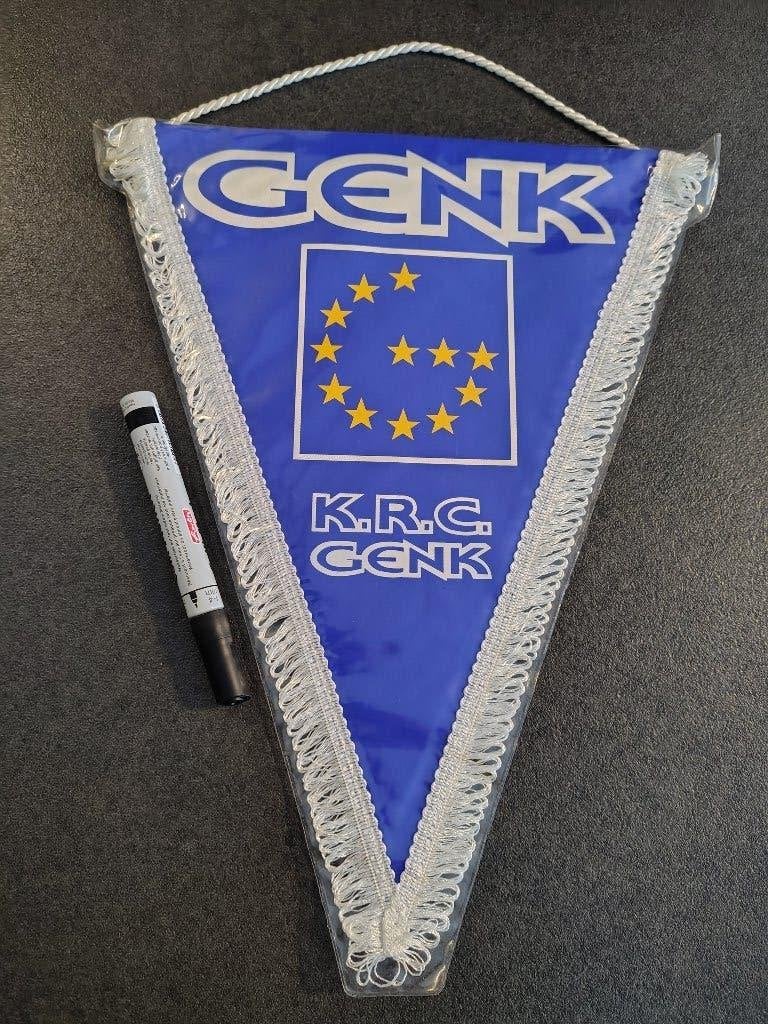 1990s KRC Genk fantastische vintage vaandel, Verzamelen, Ophalen of Verzenden