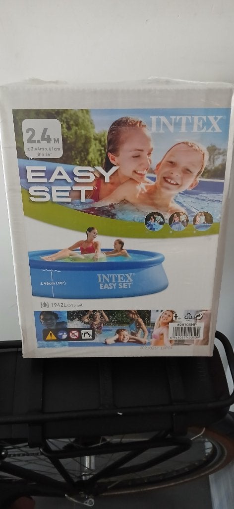 Intex easy set 244 x 61 cm, Ophalen