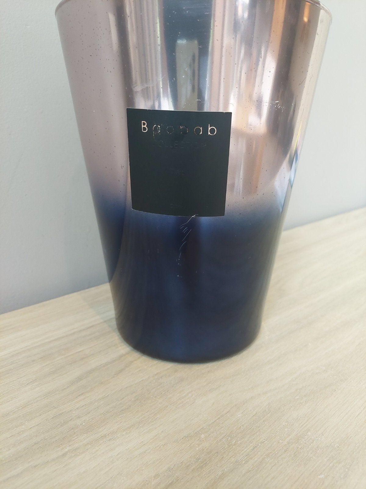 Baobab-kaars, Ophalen, Gebruikt, Glas, Roze