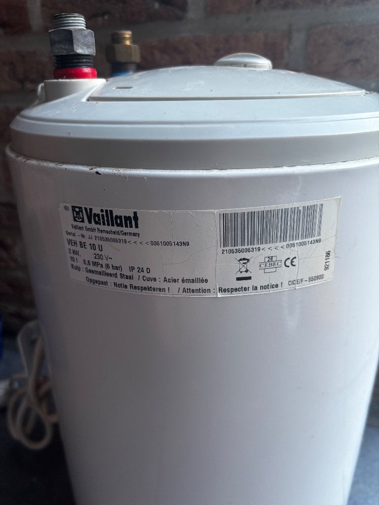 Keukenboiler, Doe-het-zelf en Bouw, Minder dan 20 liter, Ophalen, Gebruikt, Boiler