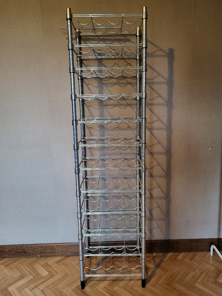 Wijnrek Ikea, Maison & Meubles, Comme neuf, Enlèvement, Métal, 75 – 100