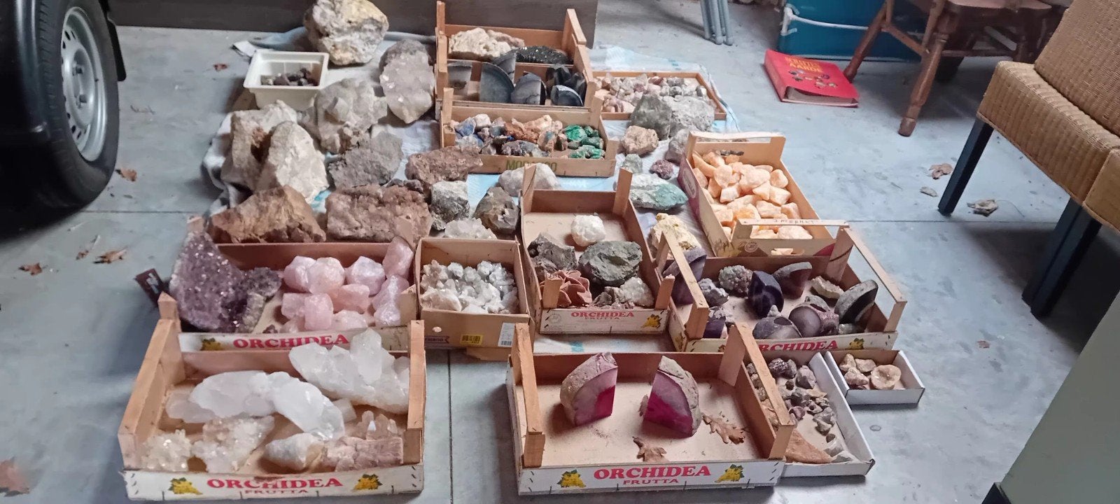 grote edelstenen/mineralen verzameling, Verzamelen, Ophalen
