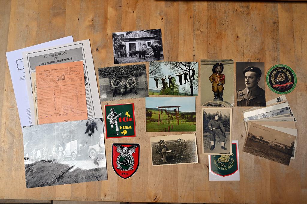 Ardense Jagers - Groot lot foto's en overig, Verzenden, Landmacht, Foto of Poster