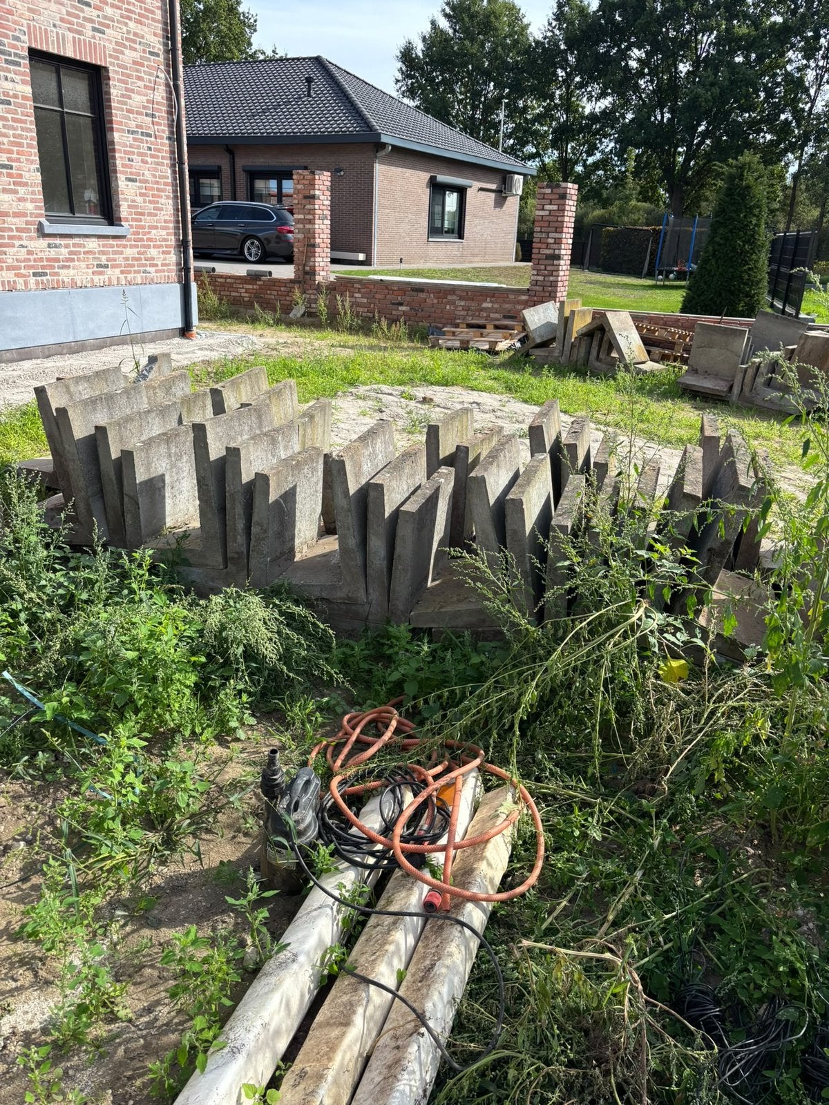 Beton l elementen, Ophalen, Zo goed als nieuw