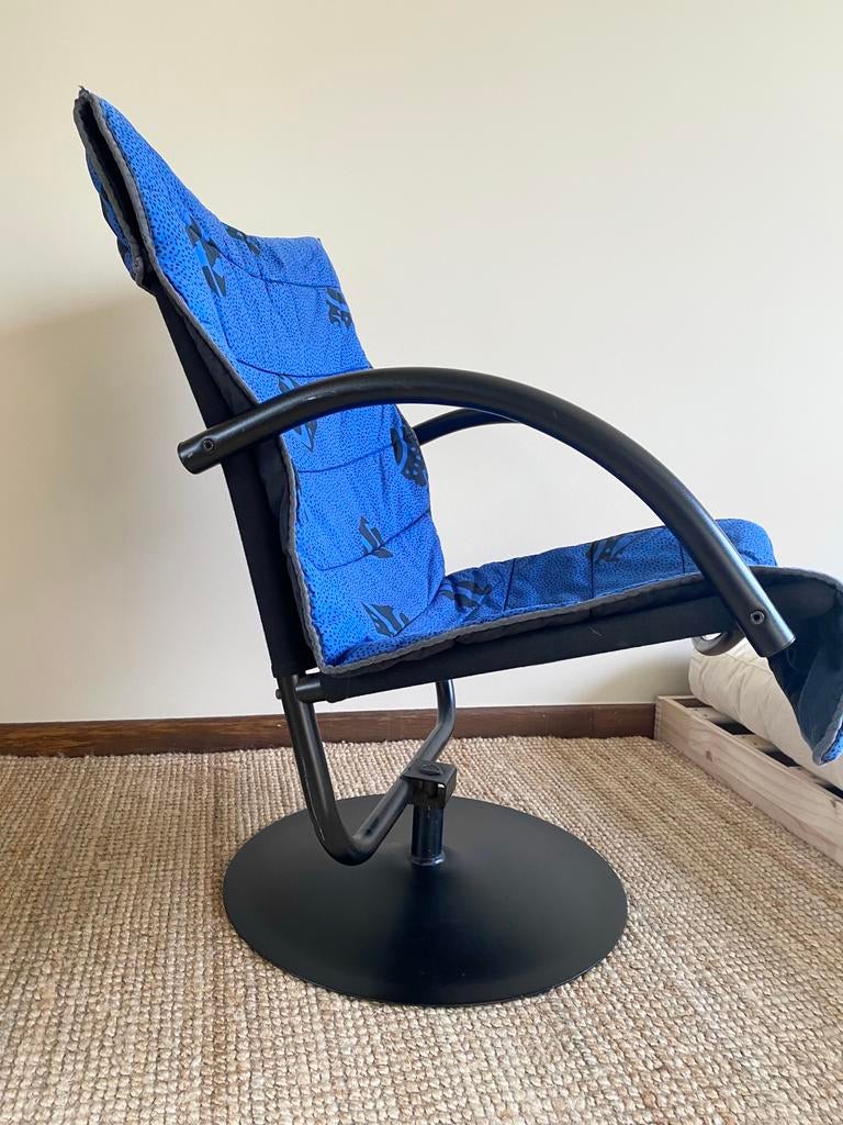 vintage IKEA relax fauteuil jaren 80, Huis en Inrichting, Ophalen, Gebruikt, Metaal