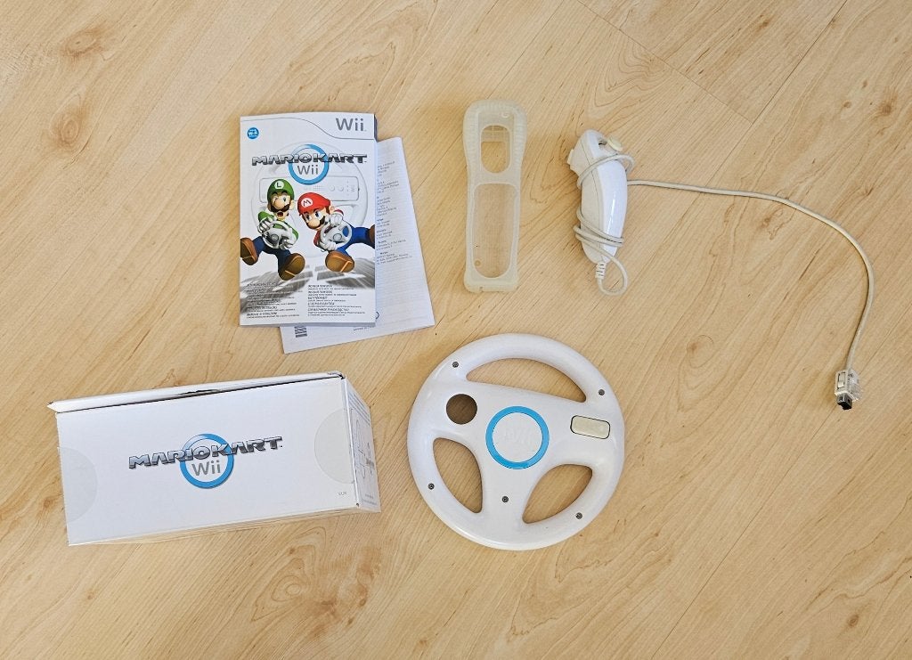Mario Kart Wiel + extra, Games en Spelcomputers, Ophalen, Gebruikt, Stuurtje of Sportattribuut, Draadloos