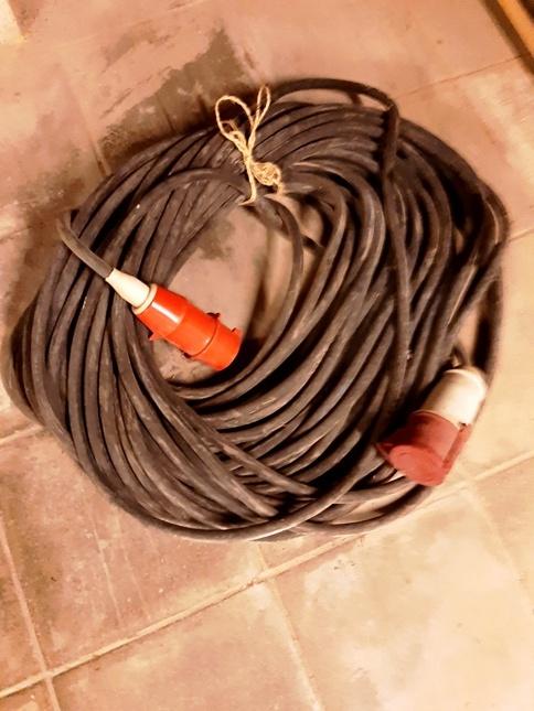 verlengkabel, Doe-het-zelf en Bouw, Elektriciteit en Kabels, Ophalen, Gebruikt, Kabel of Snoer