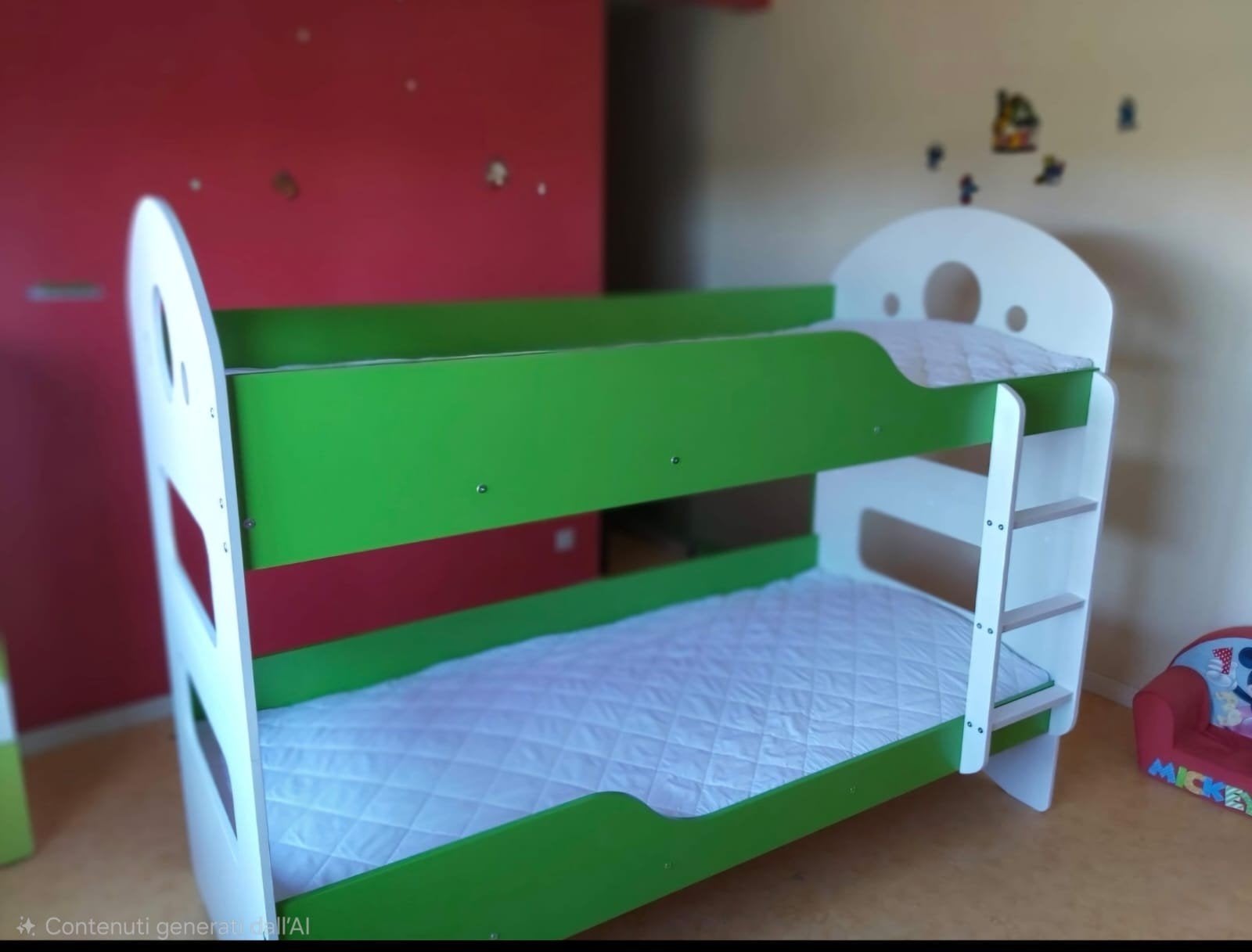 Stapelbed of 2 aparte bedden+opbergruimte+2nachtkastjes, Ophalen, Stapelbed