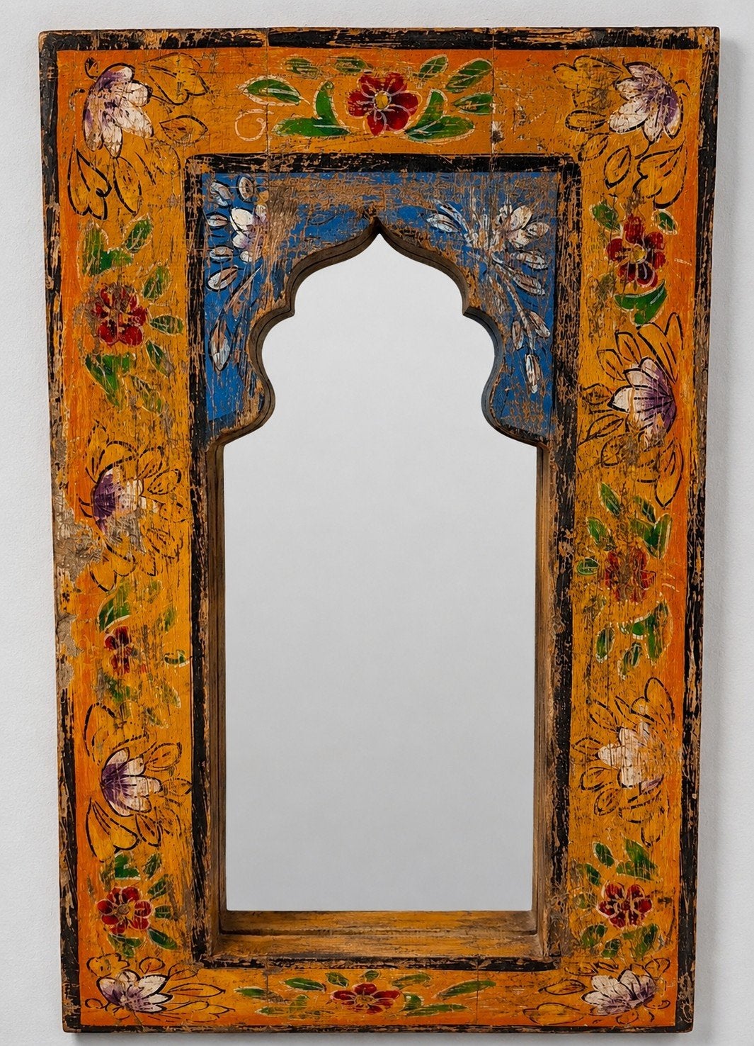 MAGNIFIQUE MIROIR ORIENTAL DIMENSIONS 48X28CM, Enlèvement ou Envoi, Autres types