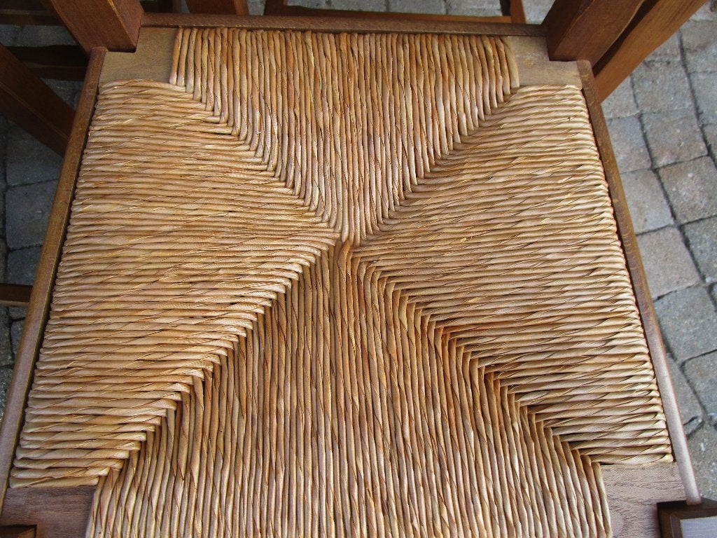 4 mooie eiken stoelen, Ophalen, Gebruikt, Bruin, Vier