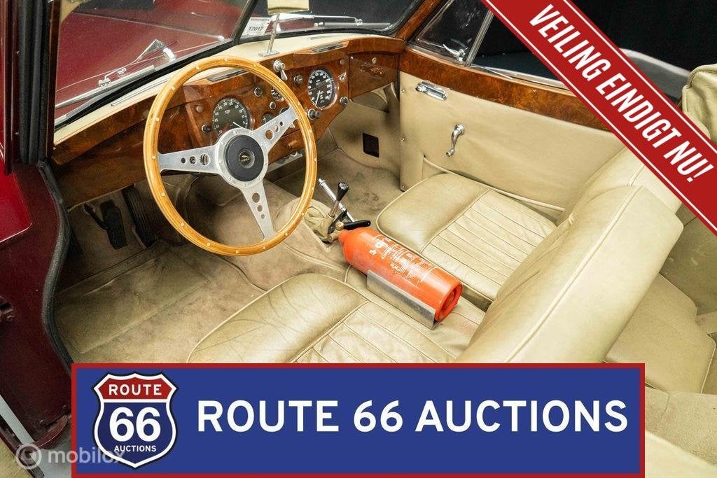 Jaguar XK140 DHC SE | 1956 | Route 66 Auctions, Auto's, Zwart, Bedrijf, Handgeschakeld, Overige carrosserie