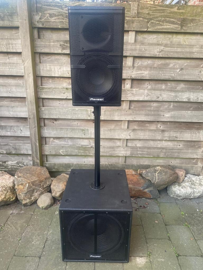 Pioneer Pro Audio speakers, Zo goed als nieuw, 120 watt of meer, Front, Rear of Stereo speakers, Ophalen