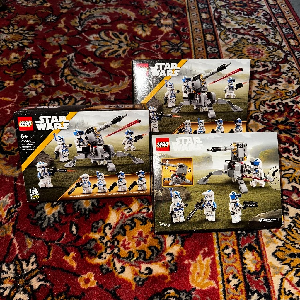 LEGO STAR WARS 501st Clone Troopers 75345, Neuf, Lego, Ensemble complet, Complet