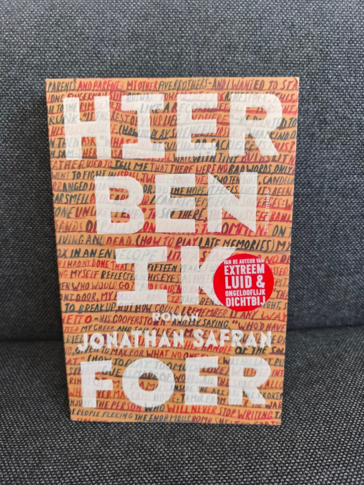 Hier ben ik (Jonathan Safran Foer), Enlèvement, Comme neuf, Jonathan Safran Foer, Amérique