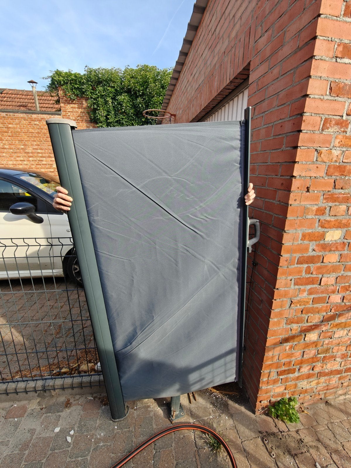uittrekbaar windscherm / terrasscherm, Jardin & Terrasse, Écrans de jardin, Enlèvement