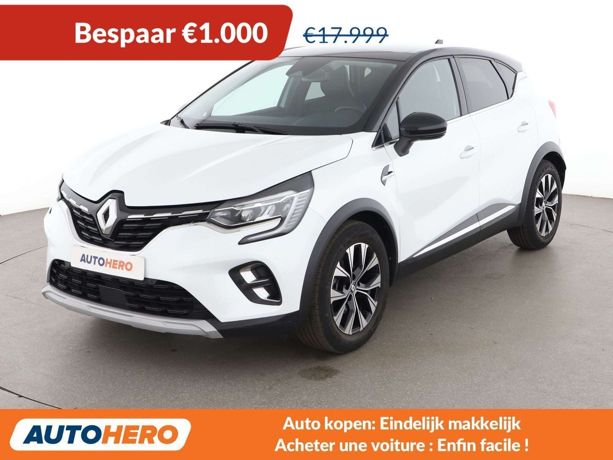 Renault Captur 1.6 Hybrid E-Tech Techno (bj 2023, automaat), Auto's, Lichtsensor, Gebruikt, 1436 kg, 105 kW